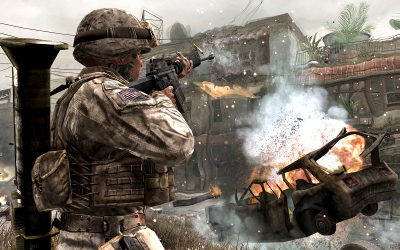 call of duty 4 modern warfare logo. hairstyles Call of Duty 4: