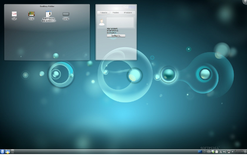 Скриншот KDE 4.6.0 в Ubuntu 10.10