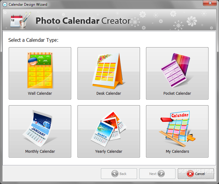 Дизайн Календарей - это новая программа для создания красивых