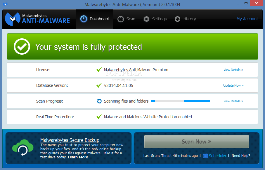 Malwarebytes Free Anti-Malware Anti-Virus And Spyware Removal