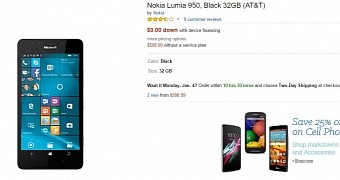 Lumia 950 Available For Free At <strong>Amazon</strong> On An AT&T Contr...