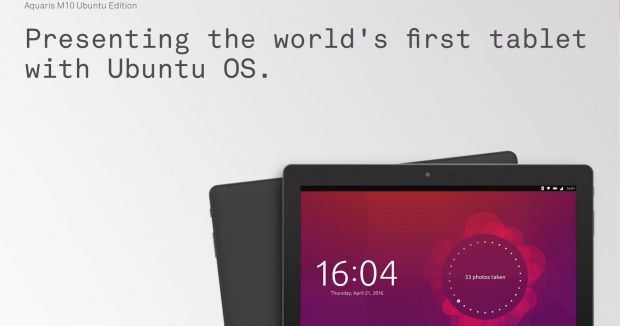 World's first tablet with Ubuntu OS