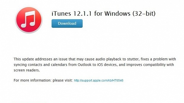 Apple Releases iTunes 12.1.1 for Windows - S