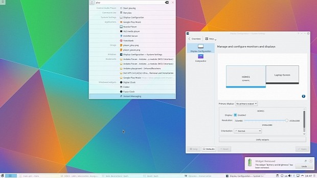 The KDE Community announced that Plasma, the desktop for the KDE project, is now at version 5.2 and the developers have made a number of important changes and improvements.