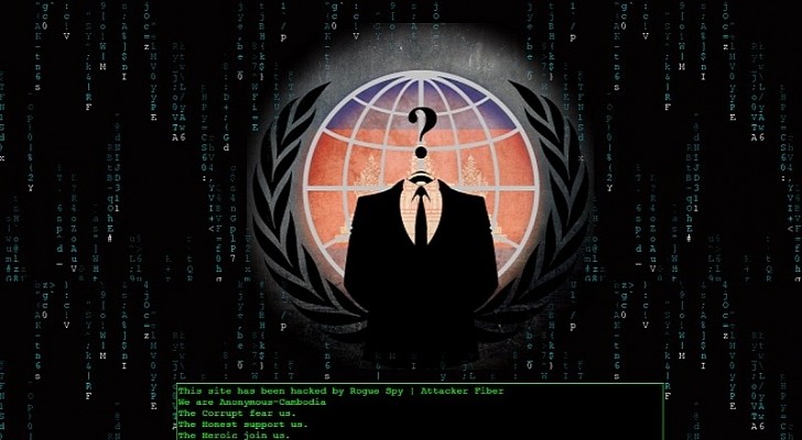 Anonymous Cambodia defacement page
