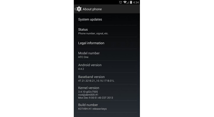 HTC One Google Play Edition Receiving Android 4.4.2 Update ...