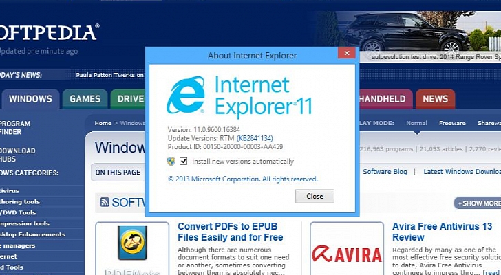 Microsoft Compatibility Patch To Internet Explorer
