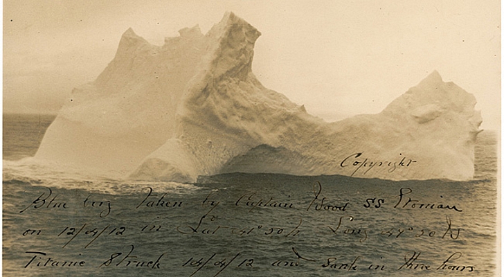 Foto Gunung Es Penenggelam Titanic Dilelang