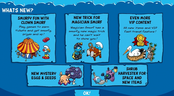 Smurfs’ Village for Android Update Adds Carnival Hut, Magic Space ...