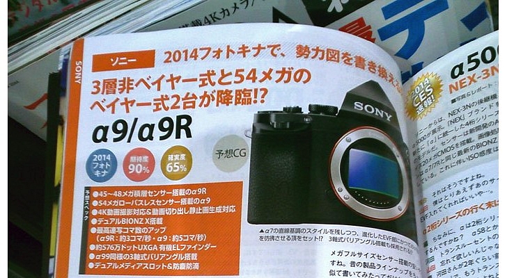 Sony A9\/A9R to Feature 54MP FF Sensor, Co
