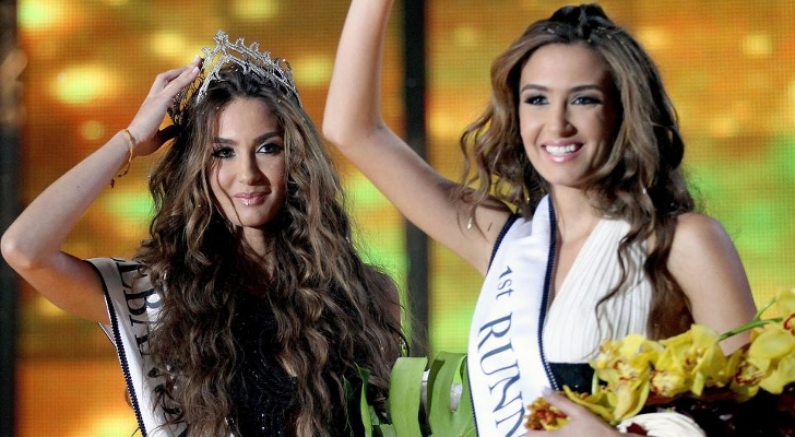 Romy Chibany will represent Lebanon in Miss World 2013 Twin-Wins-Miss-Lebanon-2012-Sister-Comes-in-Second