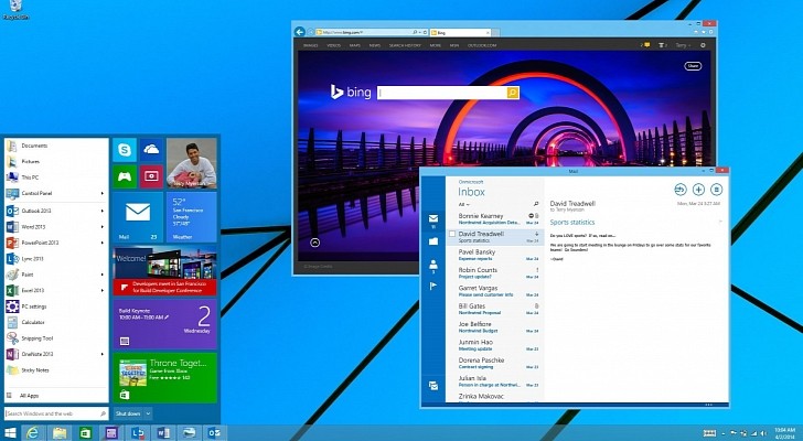 Windows 9 is very likely to bring back the Start menu on the desktop
