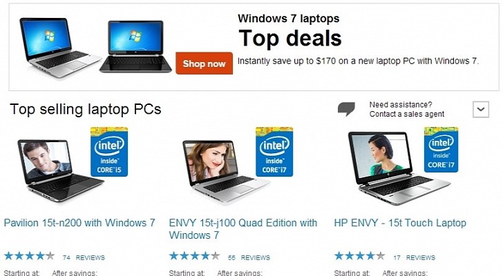 Windows 7 is still powering lots of new PCs despite Microsoft's marketing efforts to promote Windows 8