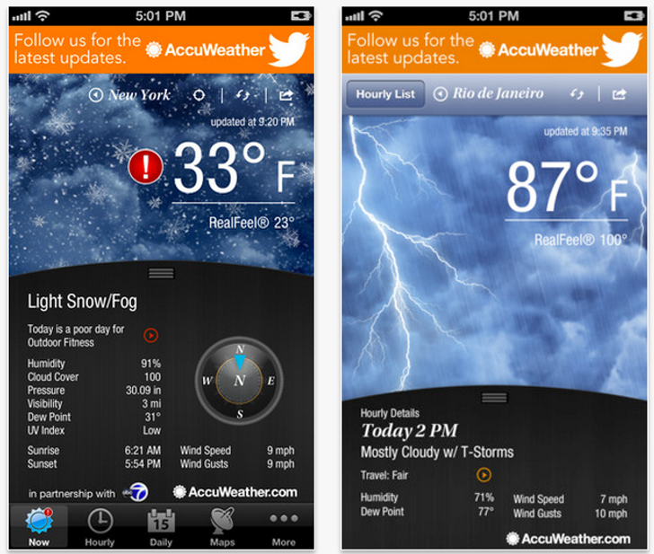 AccuWeather 6.0.3 iOS Fixes Lots of Bugs, Next Release to Fix Even.