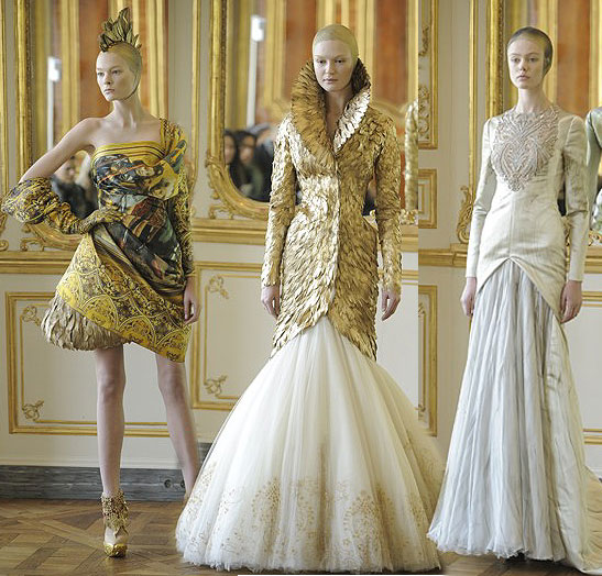 Alexander McQueen’s latest and last collection is shown at Paris Fashion Week