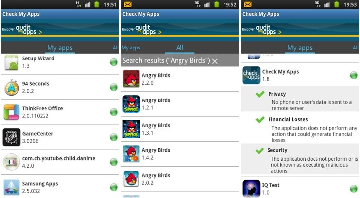 CheckMyApps for Android