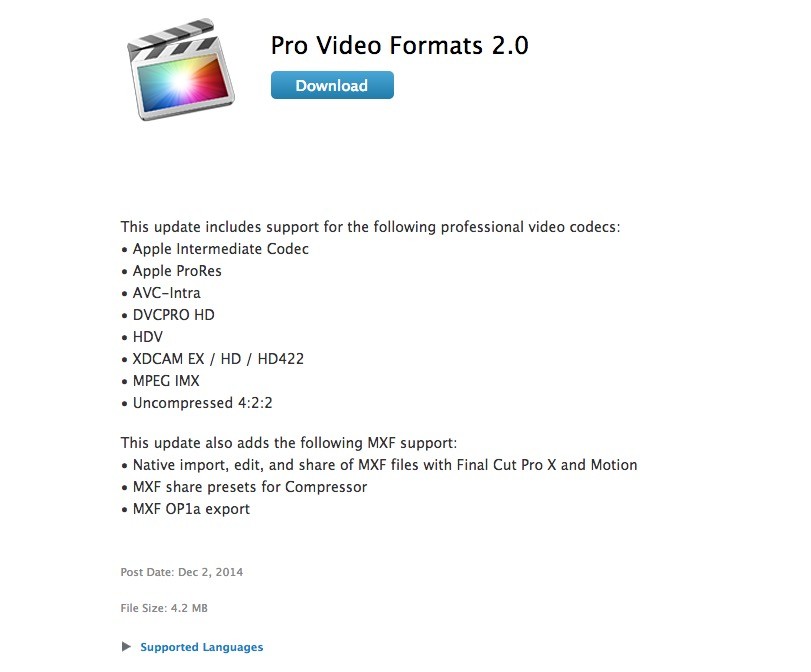 Pro Video Formats 2.0 -  3
