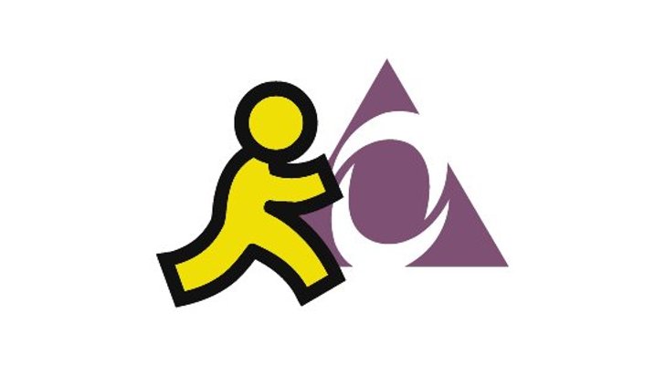 AOL Instant Messenger (AIM) logo - Apple to D