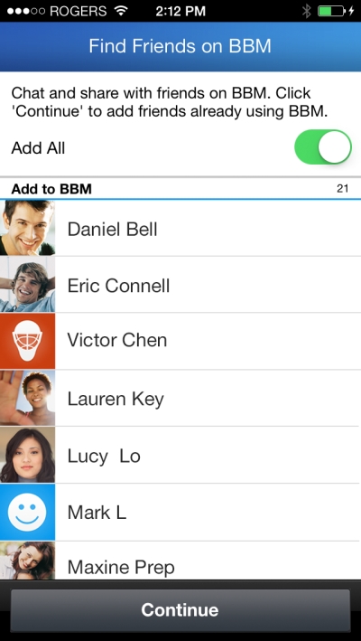 BBM for Android and iOS Gets New “Find Friends on BBM” Feature ...