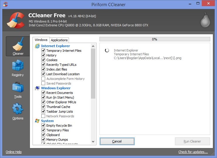 Ccleaner greek free download for windows 7 - For android ccleaner 32 bit xp on 64 bit system gratuit 3ds max