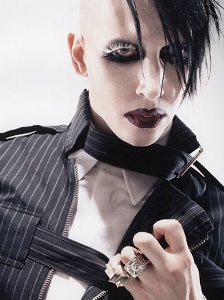 marilyn manson with no makeup. we spotted marilyn all recent