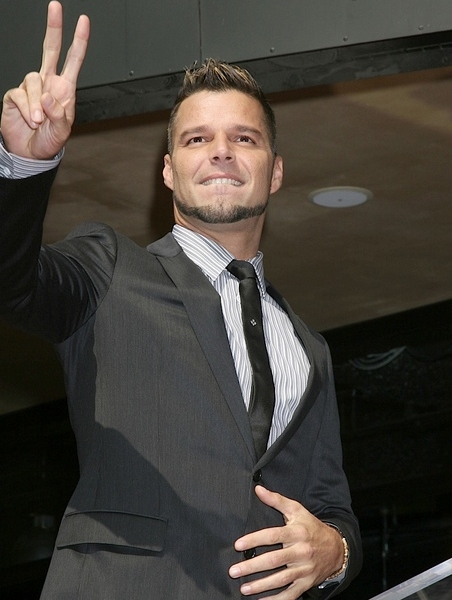 Image comment Ongoing rumors say Ricky Martin may have been pushed into