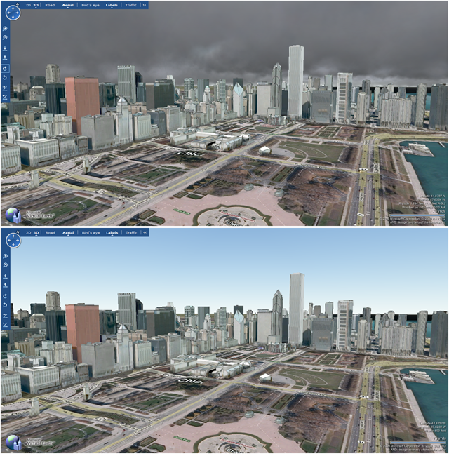 Control the 3D Weather in Virtual Earth