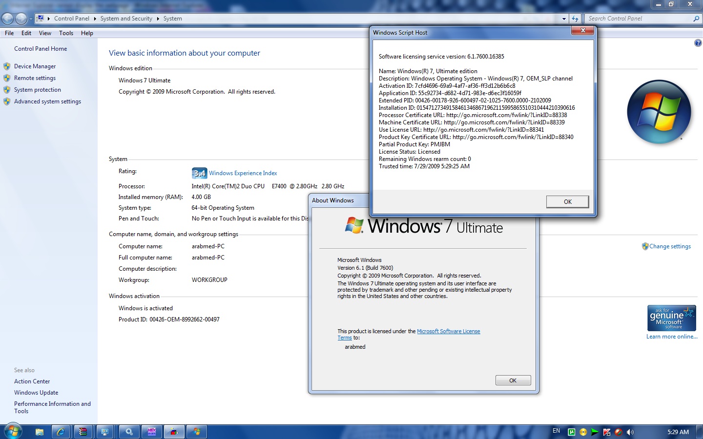 Windows 7 Ultimate Build 7601 Product Key Generator