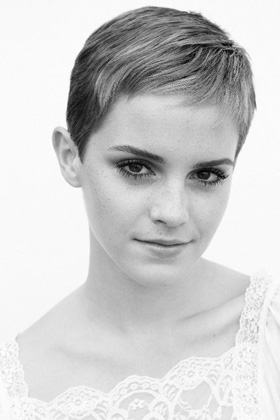 Emma Watson Pixie Haircut on Emma Watson Unveils New Pixie Cut On Her Facebook Page   Emma Watson