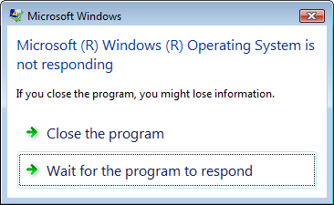 Windows Xp Programs Slow To Respond Windows