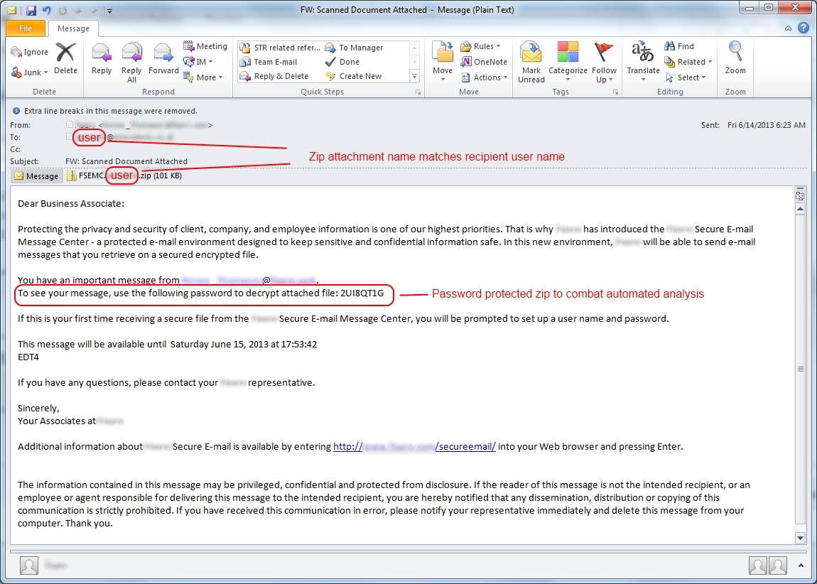 fake wells fargo  trusteer emails use custom attachment