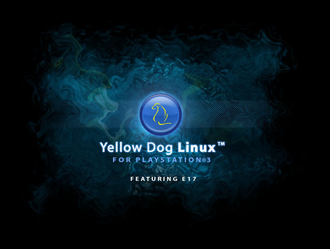 playstation 3 logo. Yellow Dog Linux logo