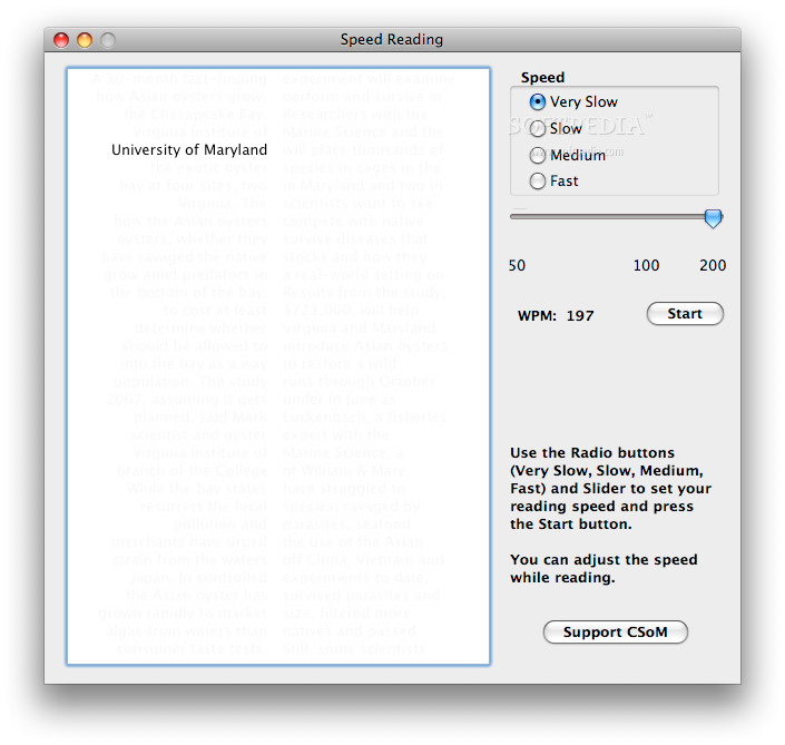 Speed Reading Freeware : Free Programs, Utilities And Apps