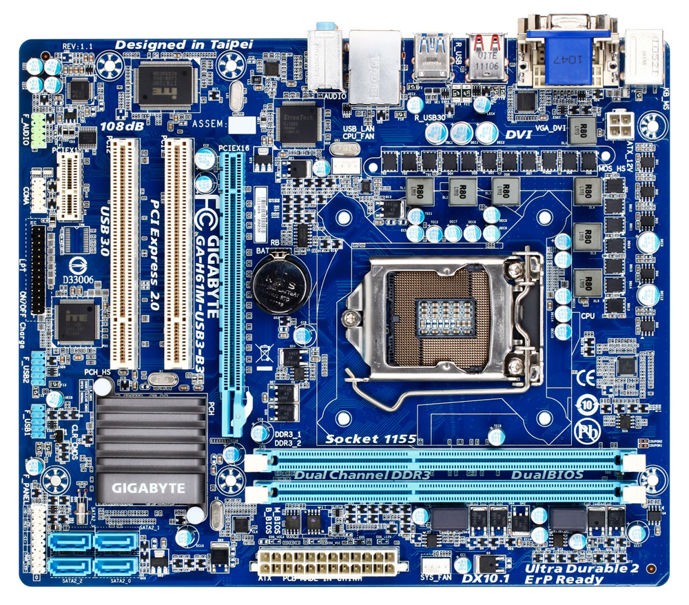 Gigabyte H61M-USB3-B3 LGA 1155 Intel H61 motherboard