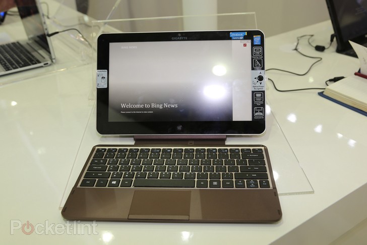Gigabyte Padbook S11M 2-in-1 Has Built-in Mouse on the ...