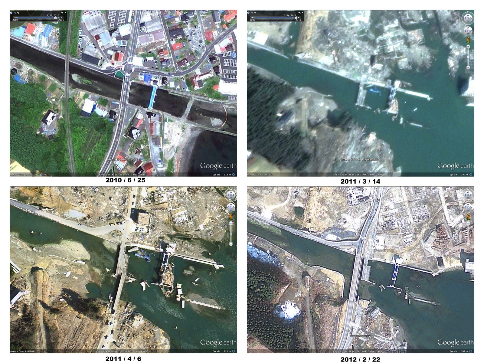 Google Maps Gets Fresh Satellite Images for the Tsunami ...