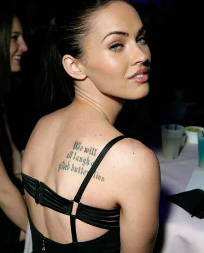 Hot But Not The Megan Fox Tattoo Count
