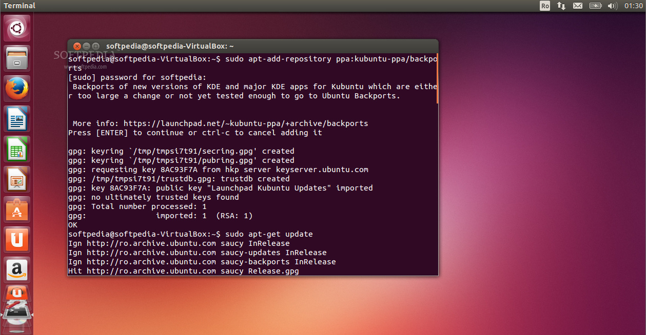 Adding the KDE SC 4.12 PPA in Ubuntu 13.10