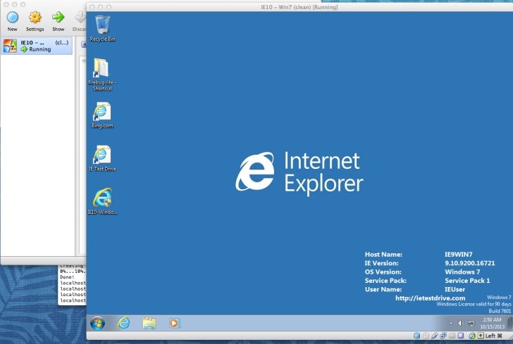 mac internet explorer emulator
