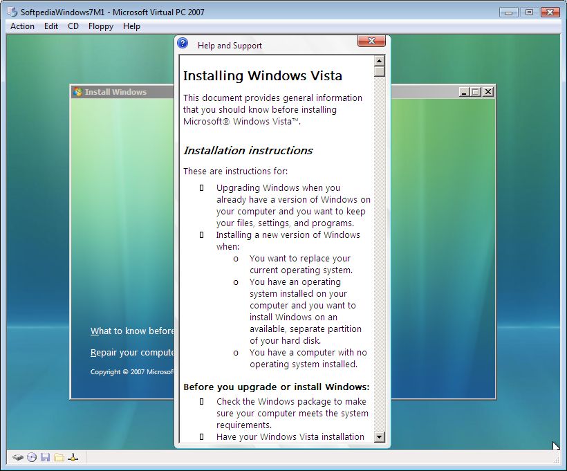 Installing Windows 7 Upgrade From Vista