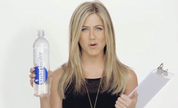 Jennifer Aniston Smart Water Ads. in new Smart Water ad