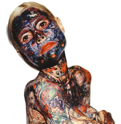  Tattoos  World on Guinness World Record For Most Tattooed Woman In The World   Softpedia