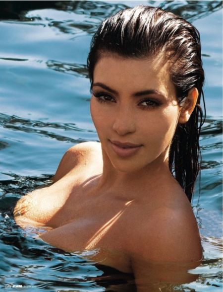 Image comment Kim Kardashian for FHM UK the March 2011 issue