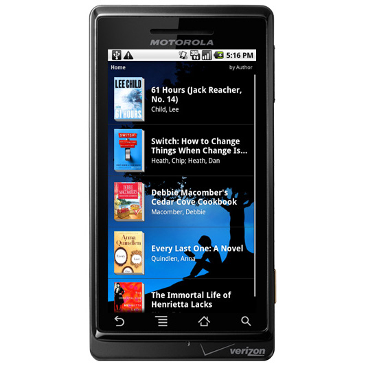 Kindle for Android released as a free mobile application