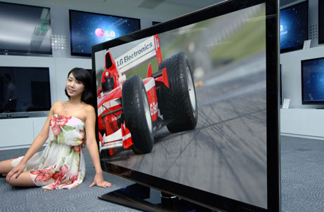Largest  on Largest 3d Lcd Tv   Lg Says That Its Lz9700 Is The World S Largest Led