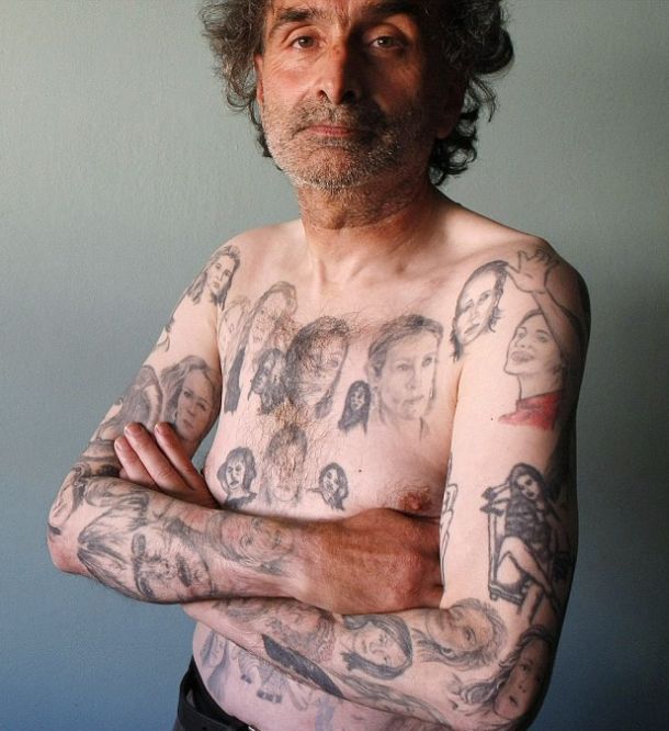 Image comment Meet Julia Roberts' biggest fan he has 82 tattoos of her on