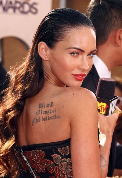 All of the Angelina Jolie tattoos have a special meaning to her. . says if