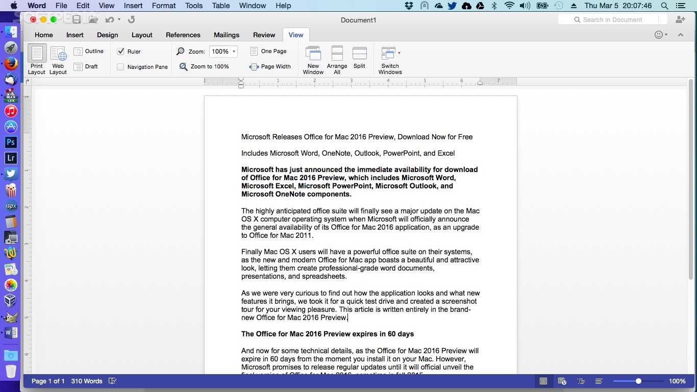 Download Microsoft Office For Mac