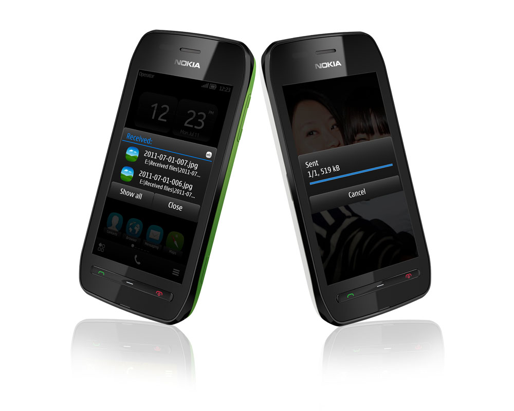 Harga spesifikasi fitur hp Nokia 603, kelebihan kelemahan Nokia 603, keunggulan dan kekurangan handphone Nokia 603, gambar foto desain dan warna Nokia 603, ponsel layar sentuh lebar NFC