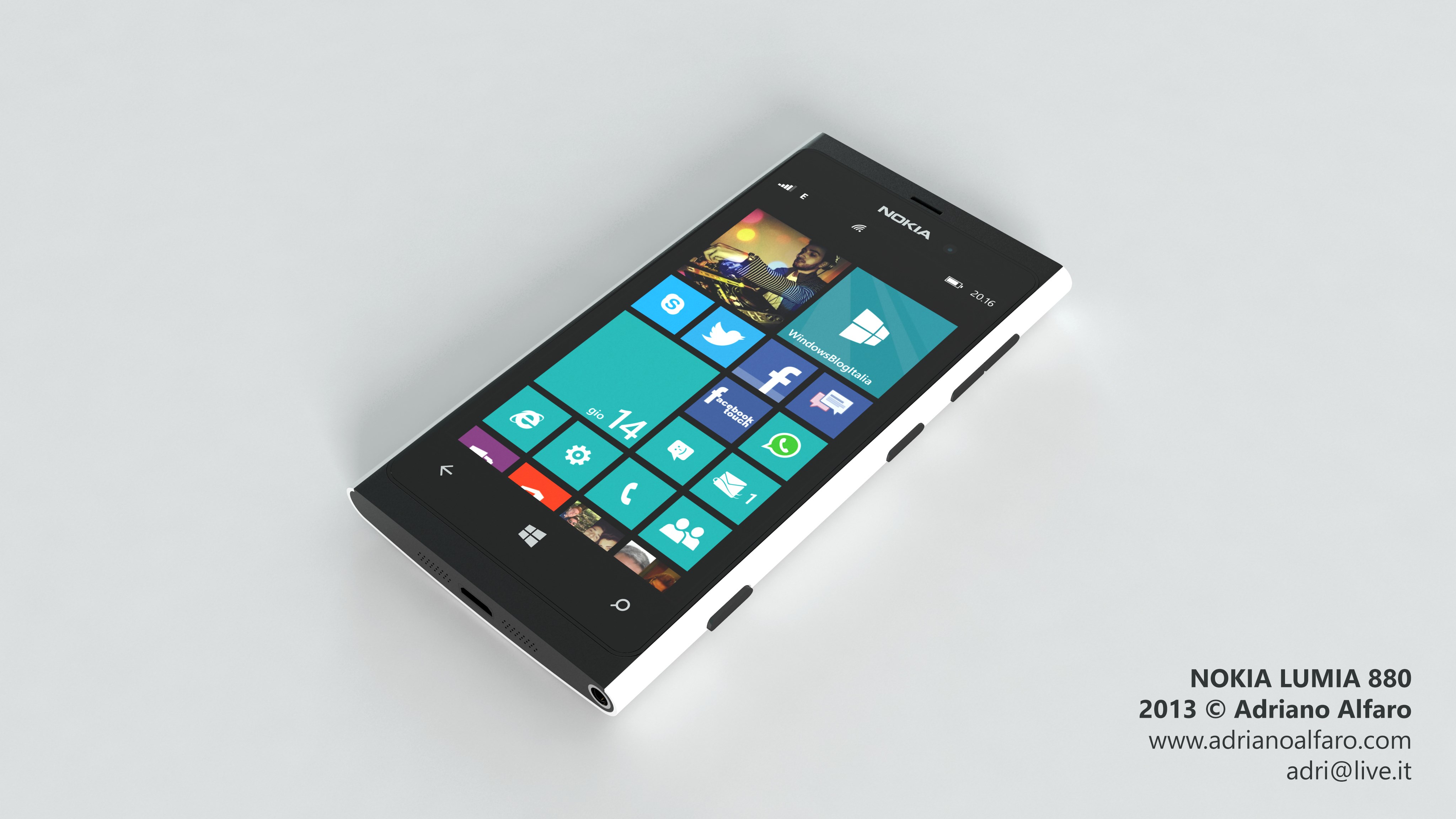Nokia Lumia 880 Concept Phone Sports Interchangeable Shells